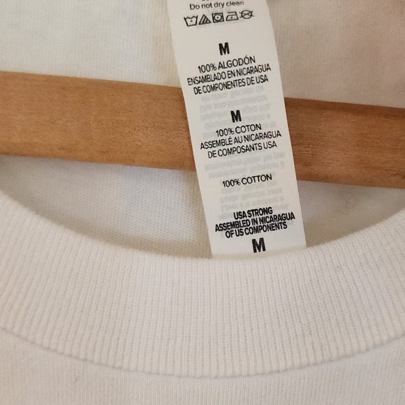 Bella Canvas floral baby fawn cottagecore tshirt size medium 100 cotton fairy - Picture 6 of 7